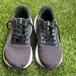 Brooks Glycerin 21 Black Grey White Road Running Shoes - Women's Size 8.5 Wide